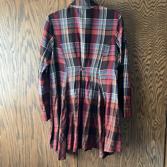 Plaid shirt dress, tunic, duster - Picture 6 of 9